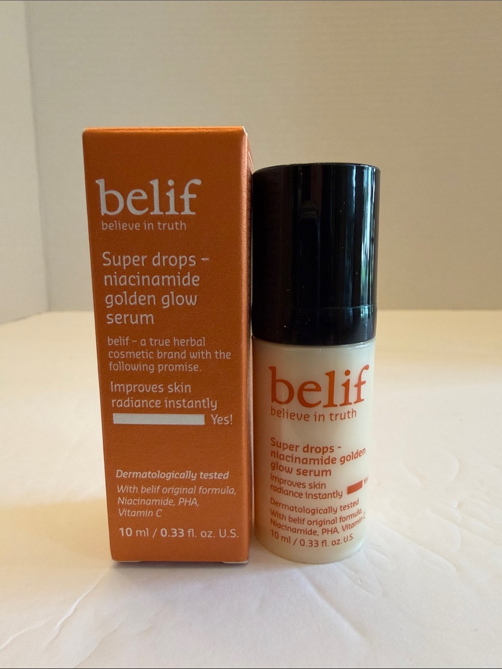 Belif Super Drops Niacinamide Golden Glow Serum 10ml